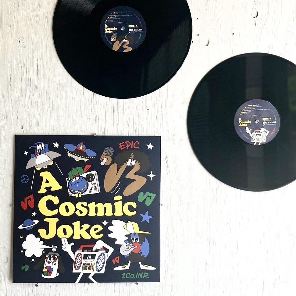EPIC & 1Co.INR Cosmic Joke LP レコード Bay Garage Music | A Cosmic Joke - BAY GARAGE - ベイガレージ -