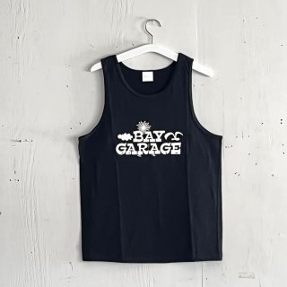 Bay Garage Tank Top<br>Sunrise Logo<br>Black