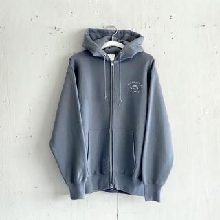 Bay Garage Zipup Hoodie<br>Weekend Cruiser Chevelle Malibu<br>Acid Blue