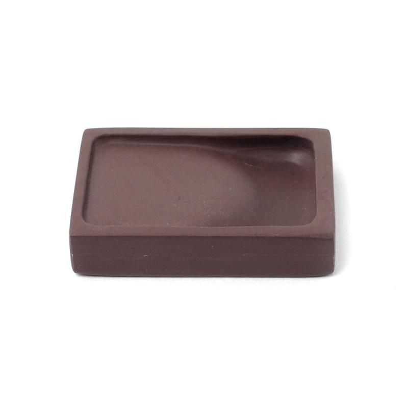 【完売】  中国美術 箱付(K-LC730) 庭園 刻 堅苦し 硯 端渓 文房具 工芸品