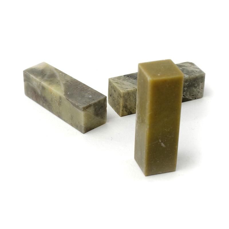 遼寧丹凍緑石 1.2cm角 高5.0cm - 書道用品、墨、墨液、紙、筆を