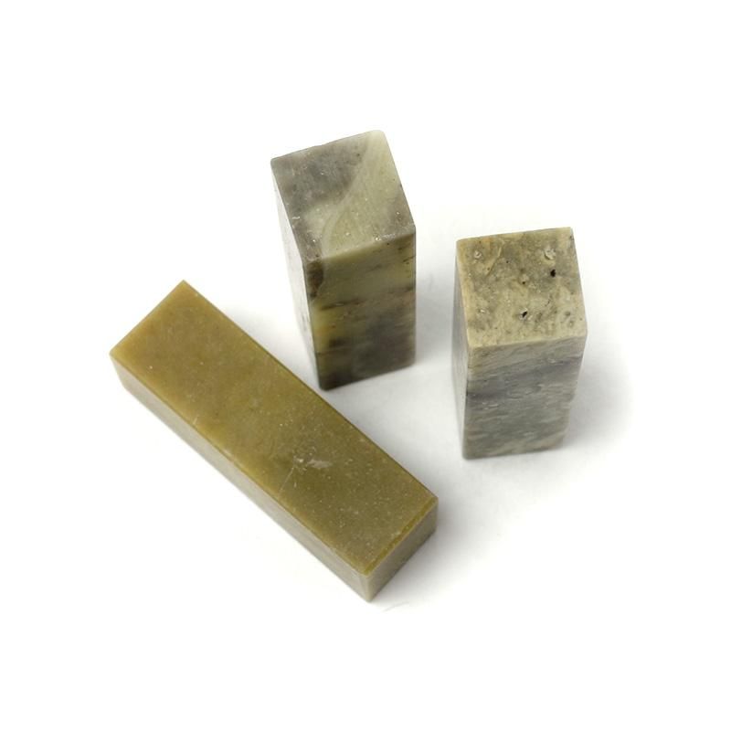 遼寧丹凍緑石 1.2cm角 高5.0cm - 書道用品、墨、墨液、紙、筆を