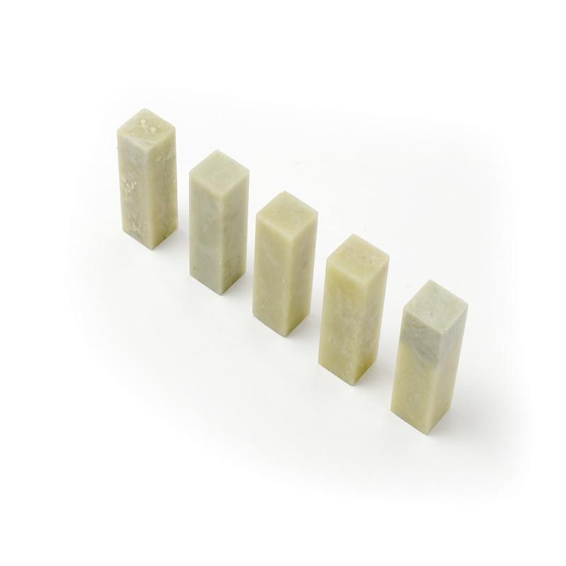 純白青田石 1.8cm角 高5.0cm - 書道用品、墨、墨液、紙、筆を卸