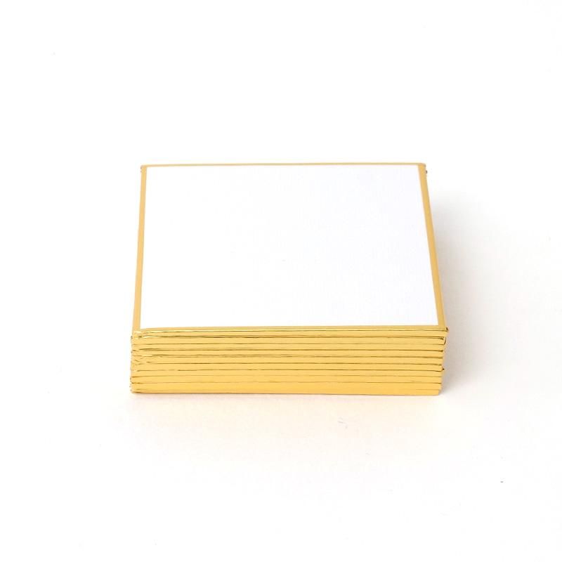 2寸5分角 梅画仙貼り色紙 10枚(7.5×7.5cm) - 書道用品、墨、墨液