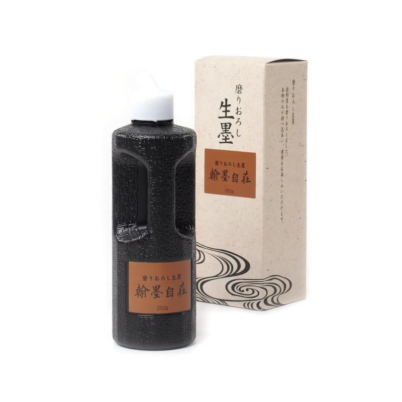 お買い得商品】磨りおろし生墨 翰墨自在 250g 呉竹 - 書道用品、墨、墨 