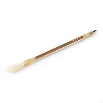 【高級淨羊毛大筆　天遊特号　熟成細光鋒8.7×2㎝】◆半切全紙の漢字◆匠の優品 高級な宿淨羊毛大筆天遊特号】◇穂8.7×2cm◇熟成細光鋒を主体◇条幅漢字