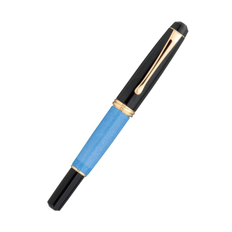 【呉竹万年筆】くれ竹 夢銀河 露草 京都オパール日本製 くれ竹万年毛筆 夢銀河 京都オパール / 露草色 DAY140-41 呉竹 - 書道