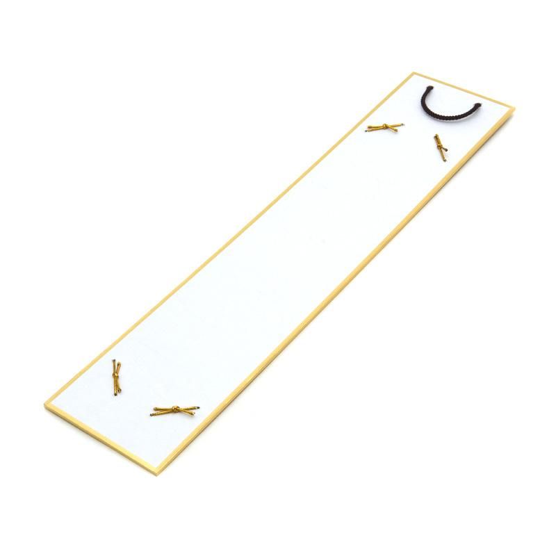 白峰、短冊１0枚まとめ売り 長期欠品納期未定】12079書画用御短冊掛け どんす 朱 [並/広幅兼用