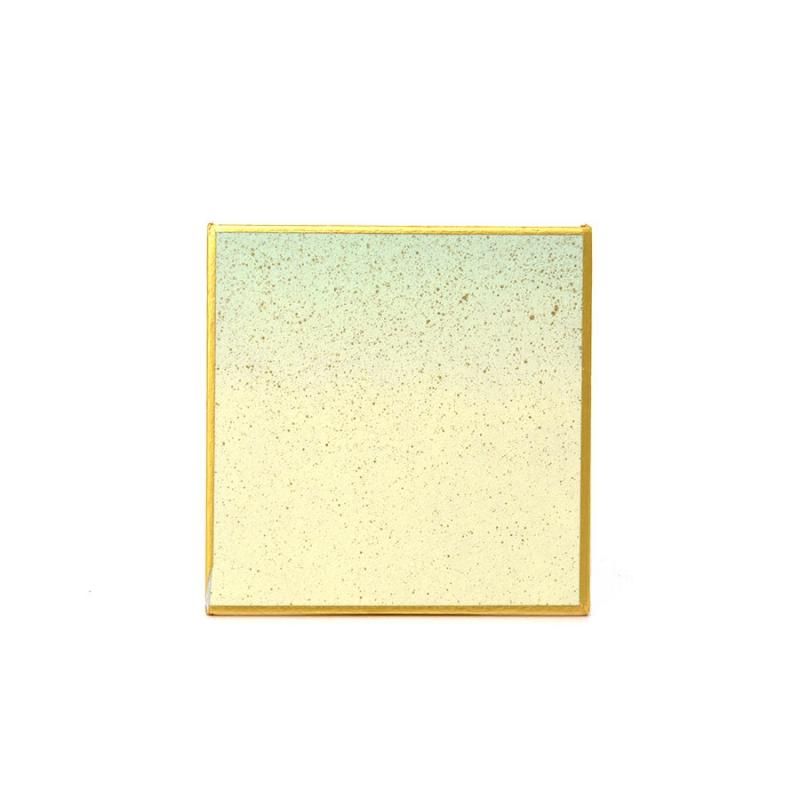 クリーム鳥の子 ボカシ砂子入豆色紙 水 10枚 - 書道用品、墨、墨液、紙