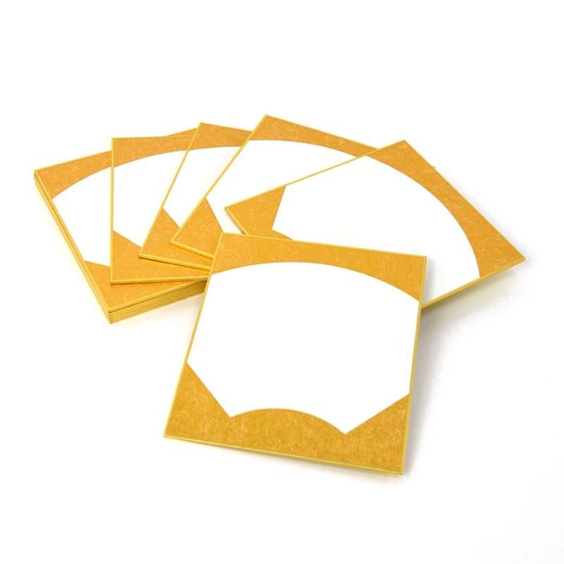専用◆B6◇2L◇豆色紙 豆色紙 外金 扇面 10枚 - 書道用品、墨、墨液、紙、筆を卸価格で