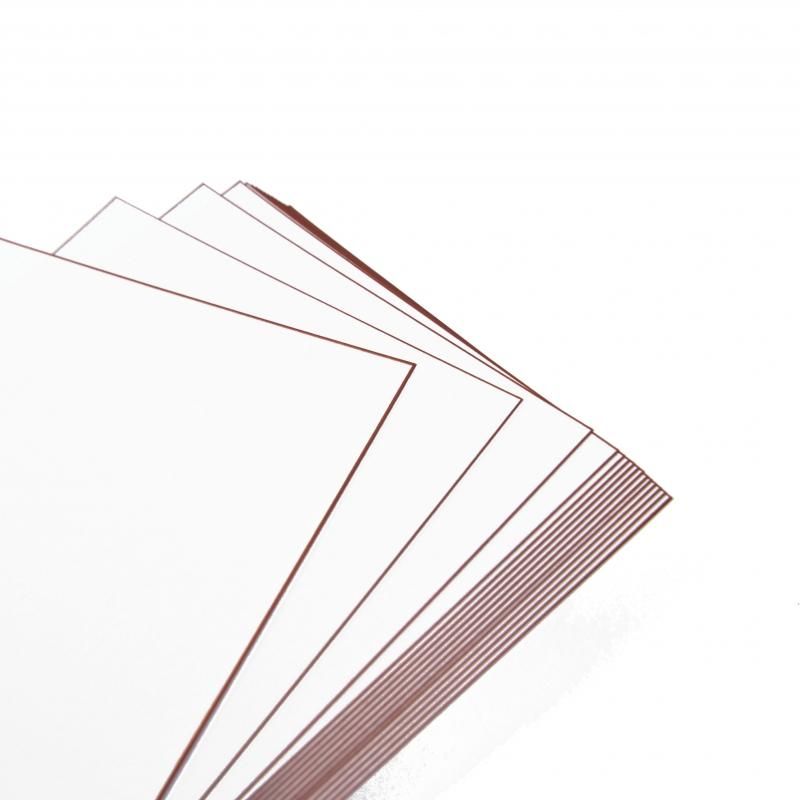 豆色紙(練)白 茶縁 15枚 - 書道用品、墨、墨液、紙、筆を卸価格でご