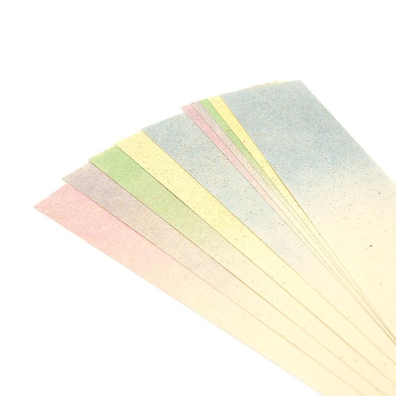 短冊練習帳 鳥の子ぼかし砂子10枚 - 書道用品、墨、墨液、紙、筆