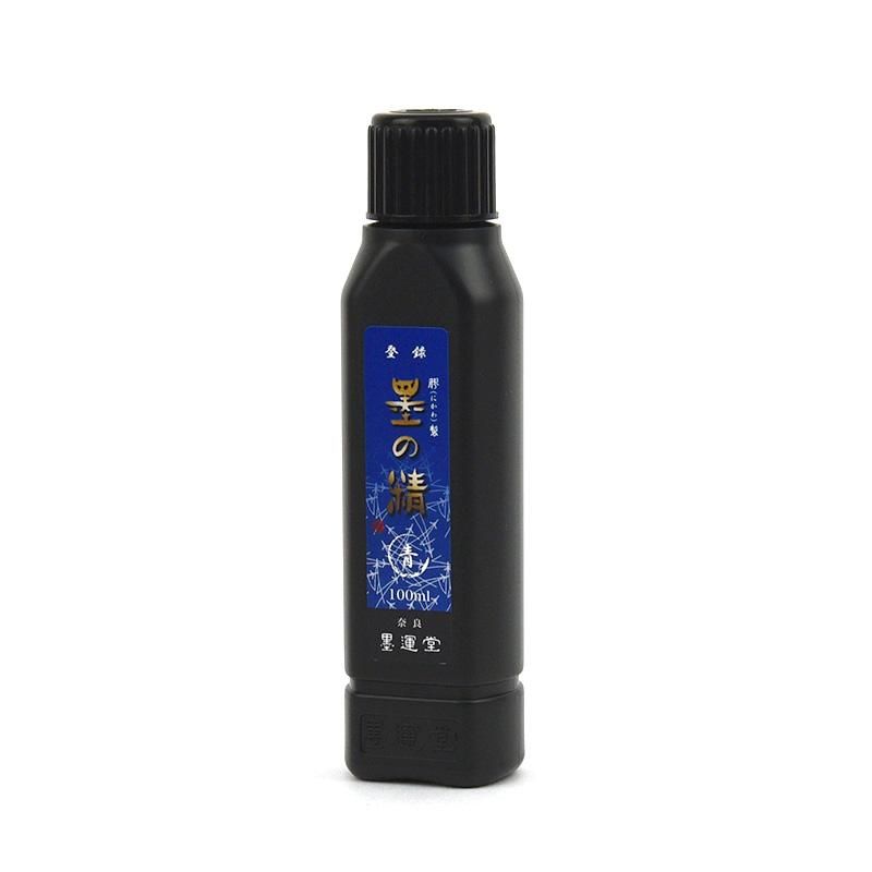 墨の精 青 100ml 墨運堂 - 書道用品、墨、墨液、紙、筆を卸価格