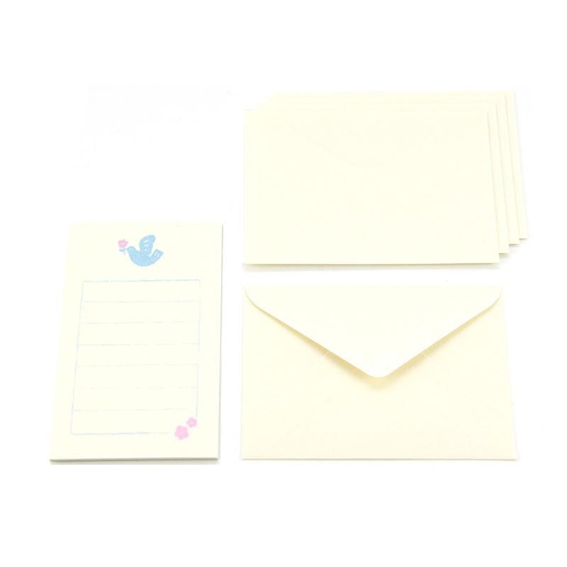 美濃和紙 そえぶみ箋 しあわせコトリ 古川紙工 - 書道用品、墨、墨液