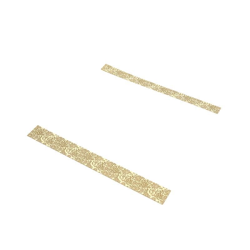 一文字シール天地シール（355×25+355×38mm） - 書道用品、墨、墨