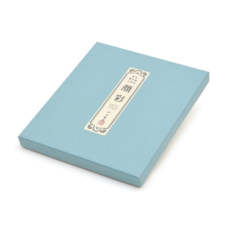 顔彩やまとのいろどり 18色セット 日本製墨 - 書道用品、墨、墨