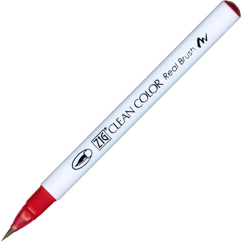 ZIG クリーンカラーリアルブラッシュ №24 ワインレッド - 書道用品、墨、墨液 ZIG クリーンカラーリアルブラッシュ №24 ワインレッド - 書道用品、墨、墨液