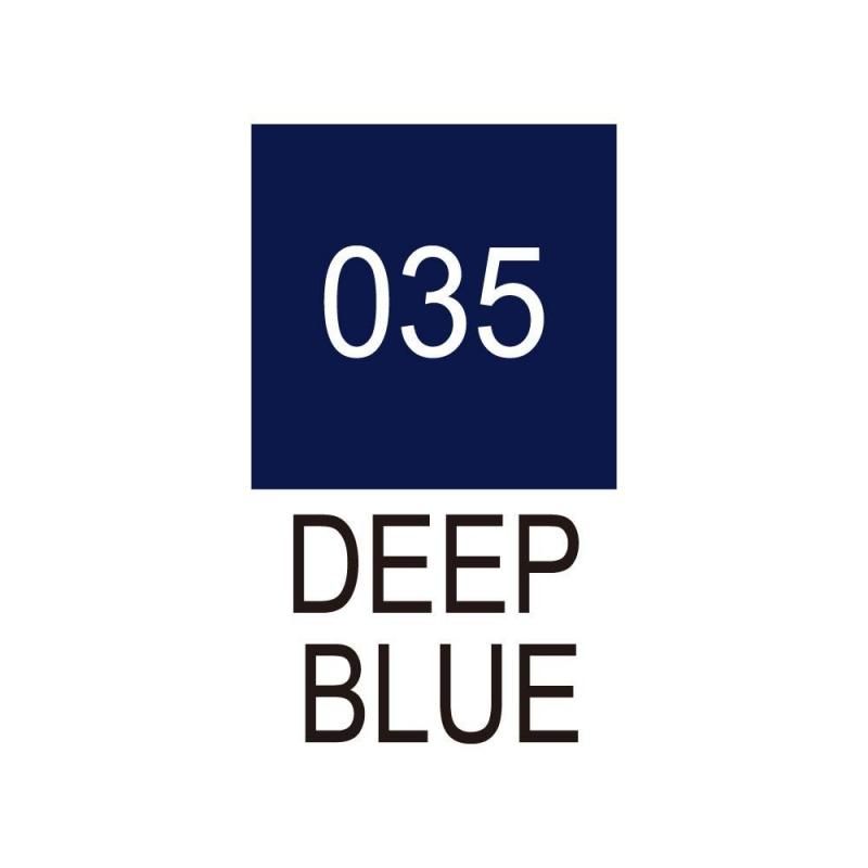 ZIG ｸﾘｰﾝｶﾗｰﾘｱﾙﾌﾞﾗｯｼｭ №35 ディープブルー - 書道用品、墨、墨液、紙