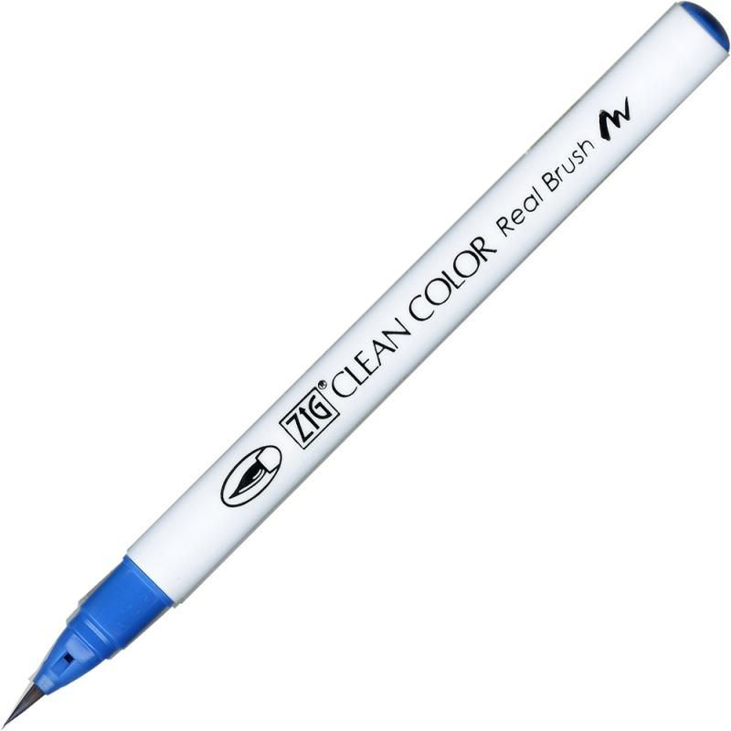 ブルーブッシュ/ 519 ZIGｸﾘｰﾝｶﾗｰﾘｱﾙﾌﾞﾗｯｼｭ №37 コーンフラワーブルー - 書道用品、墨