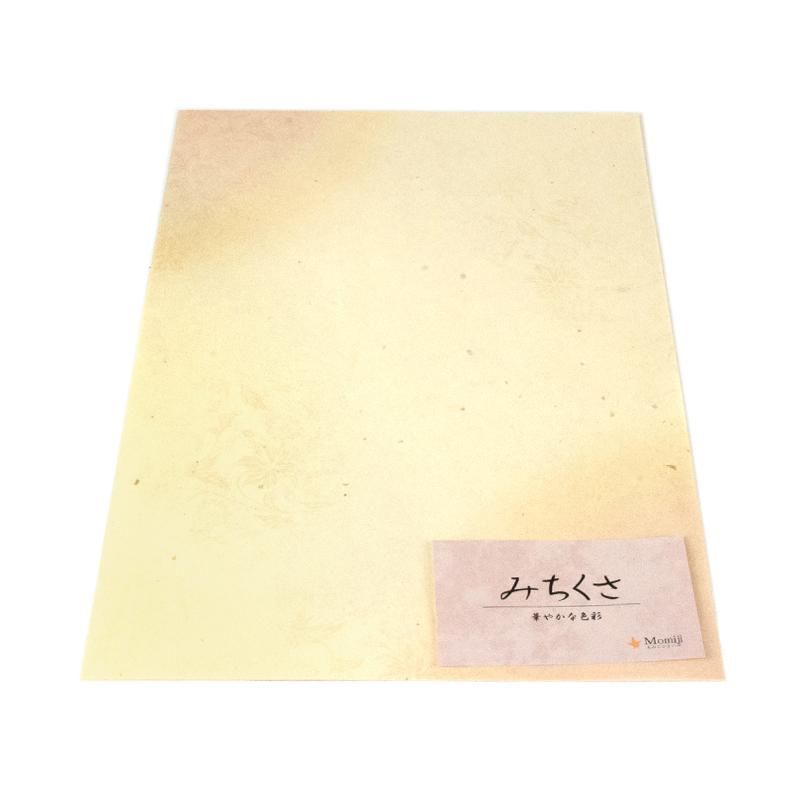 みちくさ 半紙版 5色 / 各10枚入 - 書道用品、墨、墨液、紙、筆を卸