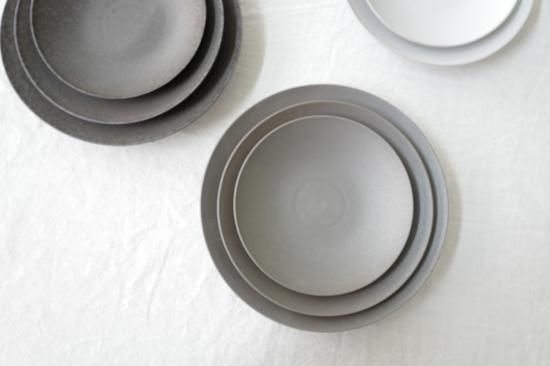 せっ器 Deep Plate L 白釉薬 5枚セット 約295mm 炻器 (せっき) Deep Plate(ディーププレート) L - SyuRo (シュロ