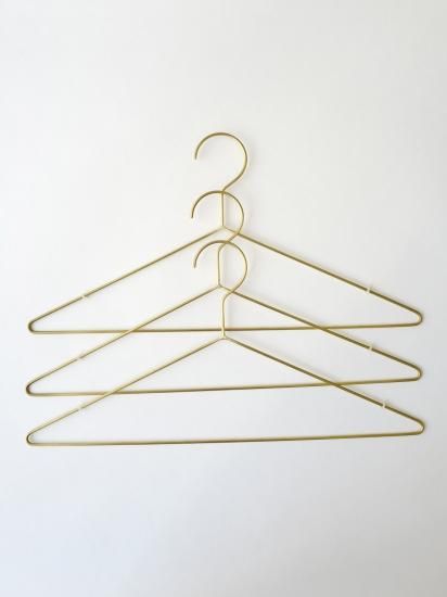 お店什器 真鍮カラーのハンガー