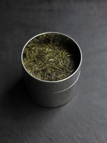 ブリキの勾玉、巴紋 茶缶 ベロ缶 茶入れ 丸缶 (小/ブリキ) - SyuRo (