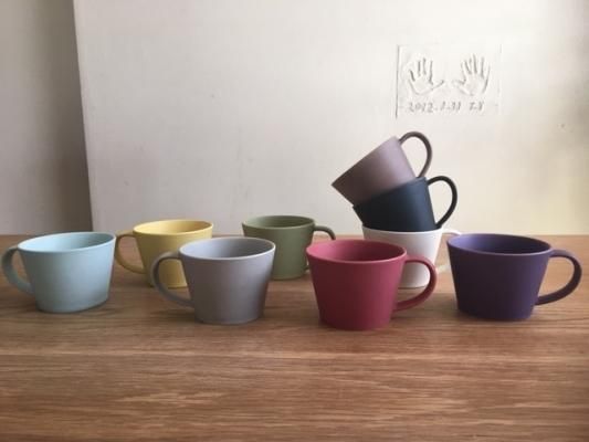 青空社，作山窯，SAKUZAN，マグカップ，コーヒーカップ，日本製，器
