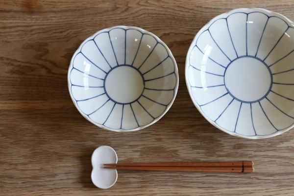 有田焼 源右衛門 菊花文 扇形 深皿 深鉢 3客セット 有田焼 源右衛門 菊花文 扇形 深皿 深鉢 3客セット