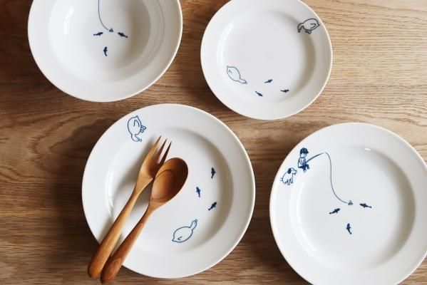 みんなの池 リムプレート - 雑貨屋 青空社 onlineshop