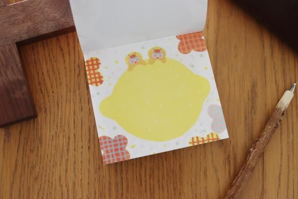 いとい ゆき ブロックメモ FRUITS - 雑貨屋 青空社 onlineshop