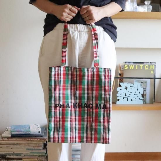 PHA KHAO MA / Rectangle tote RDGR