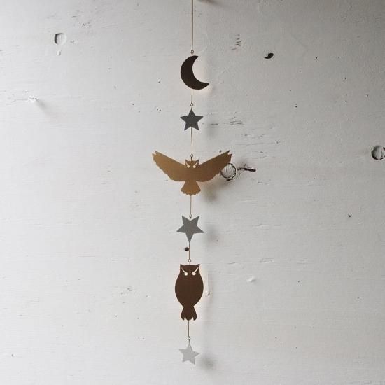 <img class='new_mark_img1' src='https://img.shop-pro.jp/img/new/icons12.gif' style='border:none;display:inline;margin:0px;padding:0px;width:auto;' />ブリキのガーランド フクロウ