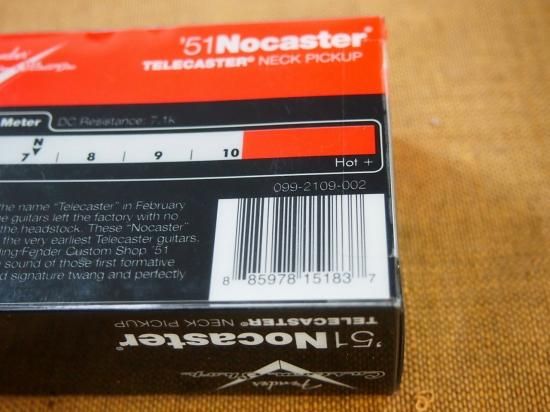 new】Fender純正 CustomShop '51 Nocaster Telecaster Neck new】Fender純正 CustomShop '51 Nocaster Telecaster Neck