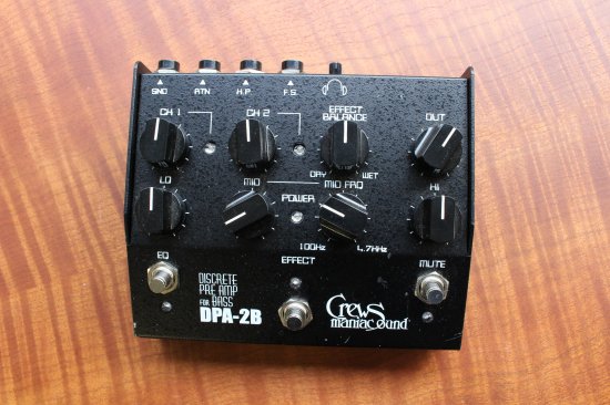Crews maniac sound DPA-2B Discrete Pre Amp for Bass - Geek IN Box