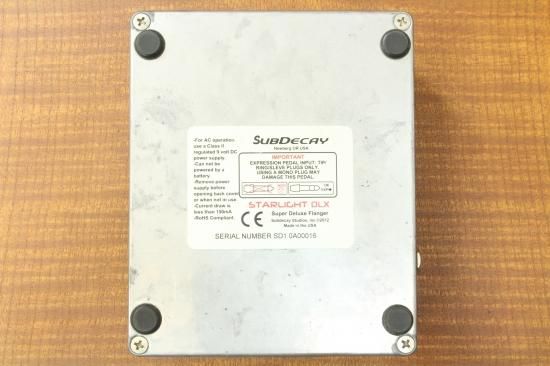 SUBDECAY STARLIGHT DLX SUPER DELUXE FLANGER - Geek IN Box