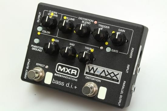 以前都内のIバシ楽器さんでMXMXR M-80 bass d.i. + WAXX mod. - ギター