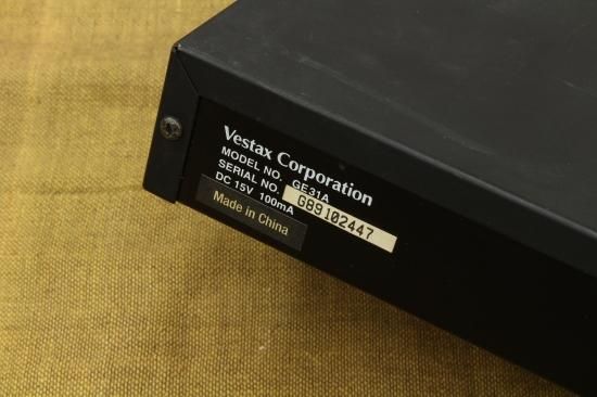 Vestax / GEQ 9 BAND EQUALIZER 日本製 Vestax 9 BAND EQUALIZER GEQ Vestax DGE-X2 Professional DJ