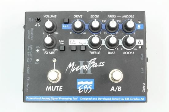 純正新販売 EBS MicroBassII エレキベース用オンボードプリアンプ ...