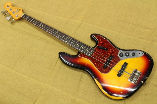 Fender Custom Shop 1964 Jazz Bass 3TS Heavy Relic - Geek IN Box