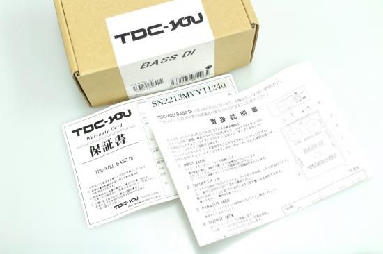 【即購入可】TDC-10U BASS DI TDC TDC-YOU BASS DI 【お取り寄せ商品】 ｜イケベ楽器店