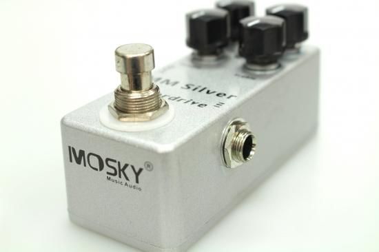 new】MOSKY AUDIO Micro Pedal MM silver OVERDRIVE (PAUL COCHRANE