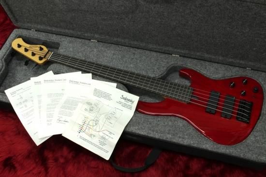 Sadowsky NYC 5-24 fretless ASH Trans Red 3.81kg #3407 - Geek IN Box