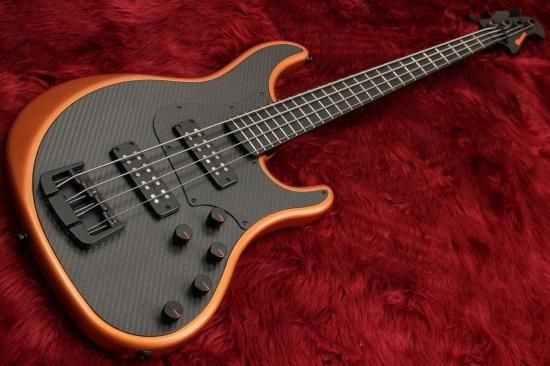 コンボーネント、カスタムギター new】Alusonic J-Special Deluxe 4 CUSTOM SHOP Carbon / Orange