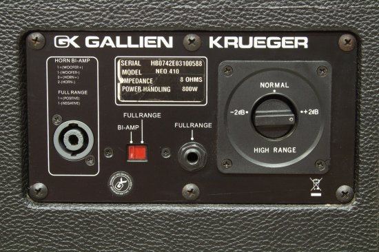 Gallien Krueger NEO410 8Ω 800W - Geek IN Box