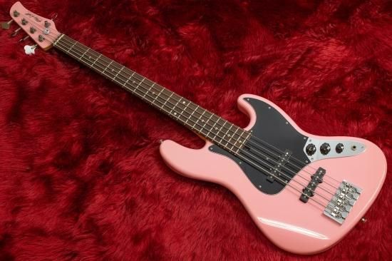 Mike Lull ジャズベース Mike Lull V5 Pink 3.86kg #1578 - Geek IN Box