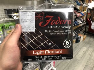 Fodera Strings 6st. Nickel Light Medium 28-125