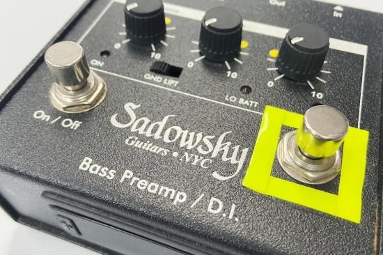 バーゲンで sadowsky - nyc アウトボード プリアンプ Bass