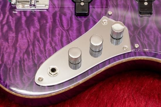 used】Bacchus B-Custom QM Purple Mod Fender C/S PU #G05336 used】Bacchus B-Custom QM Purple Mod Fender C/S PU #G05336