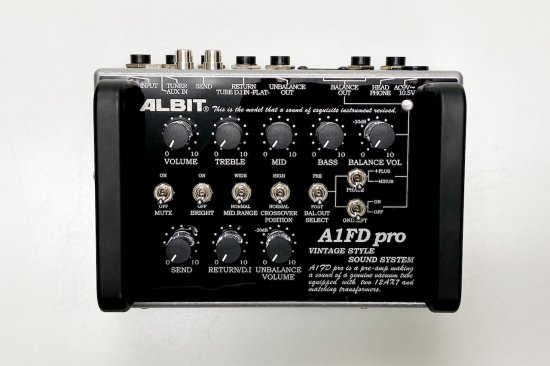 new】ALBIT / A1FD pro ギター・ベース兼用プリアンプ/DI【送料無料 ...